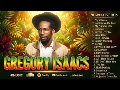 Gregory Isaacs Greatest Reggae Hits 🌴 Smooth Lover’s Rock Vibes for Peace, Love & Midnight Feelings