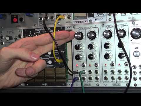 Modcan Dual Phaser   Sequenced Phasing Demo
