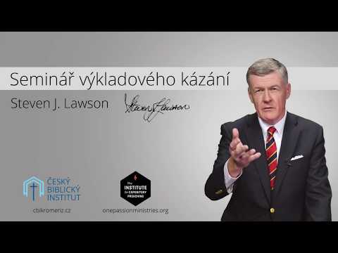 Lecture Seminar: Expository Preaching Part 1 - Dr. Steven Lawson