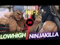 Tekken 8 NinjaKilla Law VS LowHigh Bryan Part 2 Ranked Match