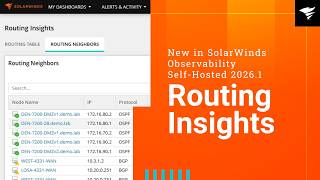 Observability Self-Hosted 2026.1 - Routing Insights