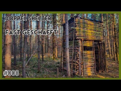 die Hütte steht! - Doppel shelter | Survival Phillip