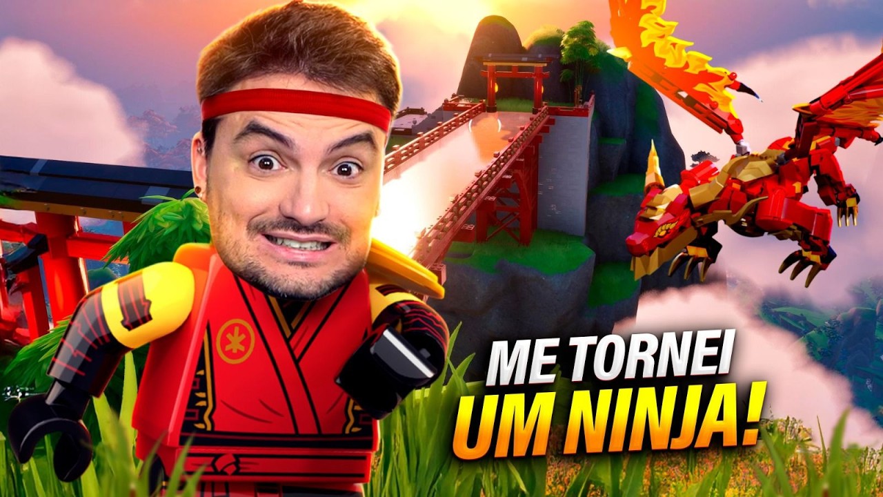 VIREI UM NINJA NO LEGO FORTNITE ODYSSEY: NINJAGO