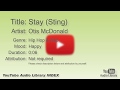 Stay Sting Otis McDonald Hip Hop Rap Happy YouTube Audio Library BGM