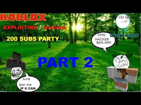 Roblox Exploiting - Music Video Trolling Part 2