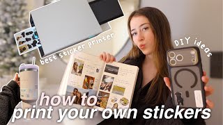 DIY IDEAS + How I Make My Own Stickers at Home | Liene Pixcut S1