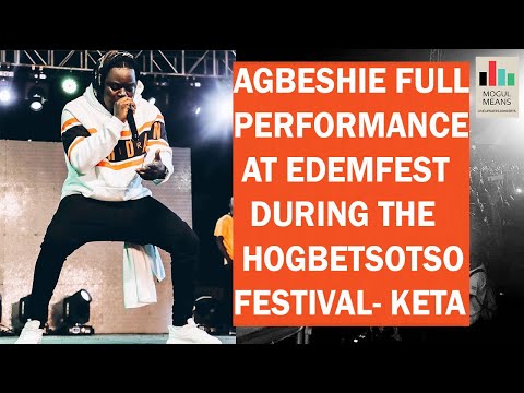 Agbeshie Performs His Hitz Song WroWroho ft Medikal @ Edemfest During The Hogbetso Festival (VIDEO)