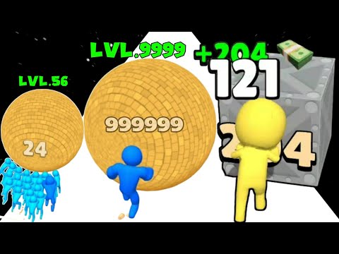 Rescue Push 3D vs Push Harder 3D - Walkthrough Asmr Game (Max Level) New Update