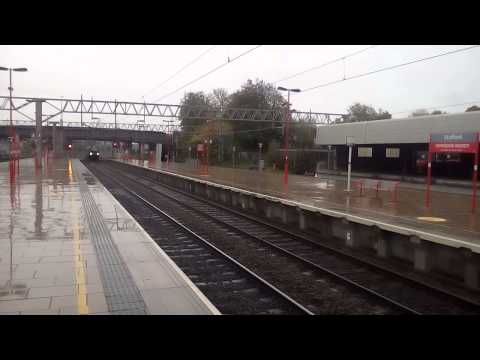 DRS 68002/Chiltern 68015 DIT work 0Z69 Wembley LMD to Gresty Bridge passing Stafford 24/10/15