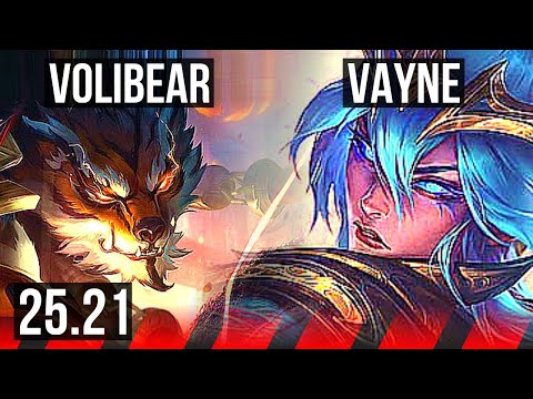 VOLIBEAR vs VAYNE (TOP) | EUW Master | 25.21