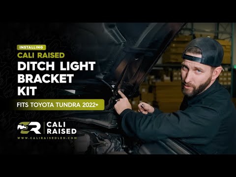 How To Install Ditch Light Bracket Kit for 2022+ Toyota Tundra | Cali Raised