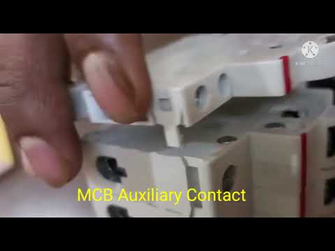 Mcb Auxiliary Contact Fitting In Abb Make Electric Switchgear