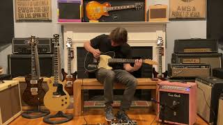 Video thumbnail for 2019 Danocaster Single Cut Custom Black Tele Peter Florance Voodoo Pickups w/ Two-Rock Studio Sig. by Watchtower Guitars