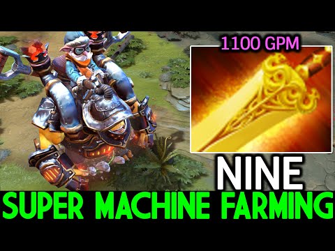 NINE [Alchemist] 12 Min Radiance 1100 GPM Machine Farming Dota 2