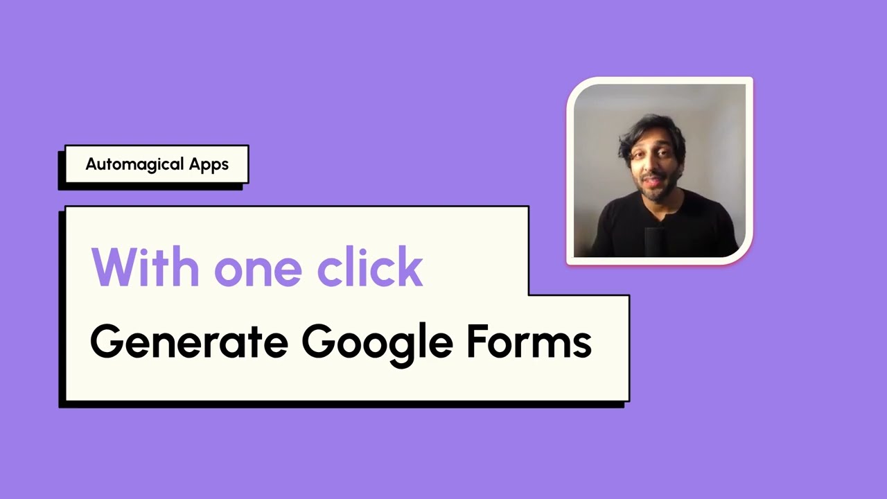 Automagical Forms - Convert your documents to Google Forms instantly
