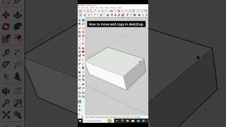 how to move and copy in sketchp#sketchup#tutorial