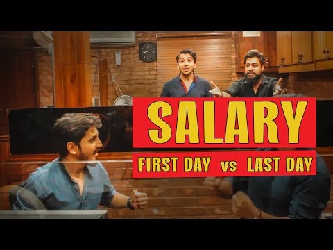 SALARY | First Day vs Last Day | Karachi Vynz Official