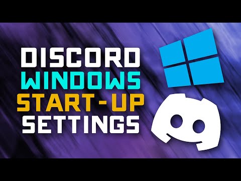 How to Disable/Enable Discord Windows Startup Settings (Personal Settings)