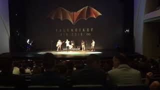 Actuación del Grupo Bombai tras la Presentación del Himno del Centenario