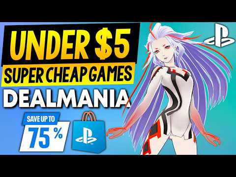 15 GREAT PSN Game Deals UNDER $5! PSN DEALMANIA Sale SUPER CHEAP PS5/PS4 Games to Buy CHEAPER!
