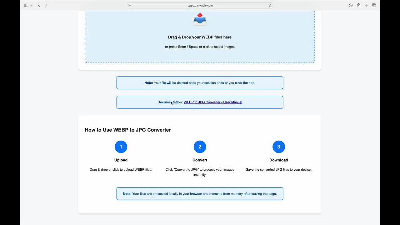 WEBP to JPG Converter Video