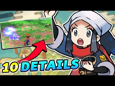 10 VERSTECKTE DETAILS & Neues Gameplay zum neuen Pokemon Legenden Arceus Trailer!