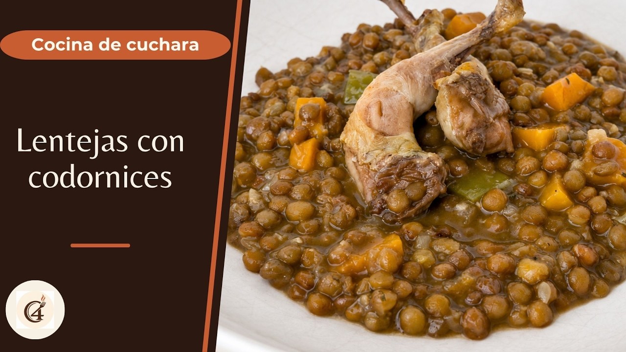 Lentejas con codornices: un plato de cuchara diferente