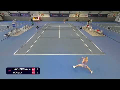 Lucie Havlickova [Q] (CZE) vs Elizara Yaneva [JE] (BUL) // 6-4 3-6 7-6 // W50 Trnava // Final