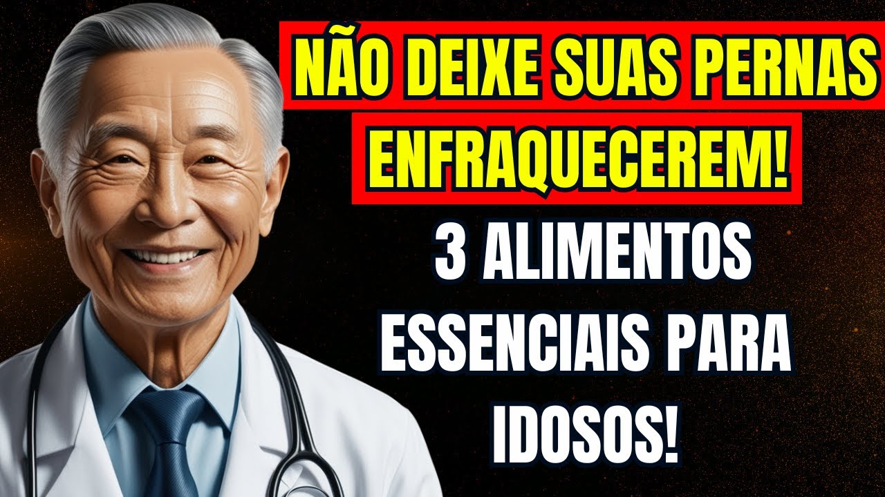 As Pernas São as Primeiras a Enfraquecer! Coma Estes 3 Alimentos Para Mantê-las Fortes!