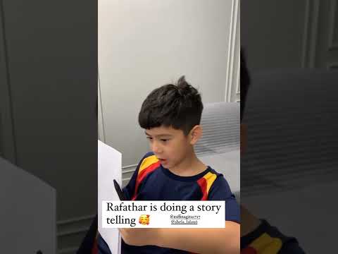 waktunya rafathar les english 😍😍😘😘