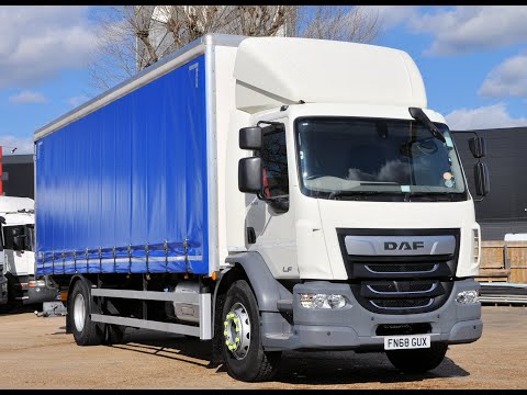 FN68 GUX DAF LF 230   18 TON CURTAINSIDE