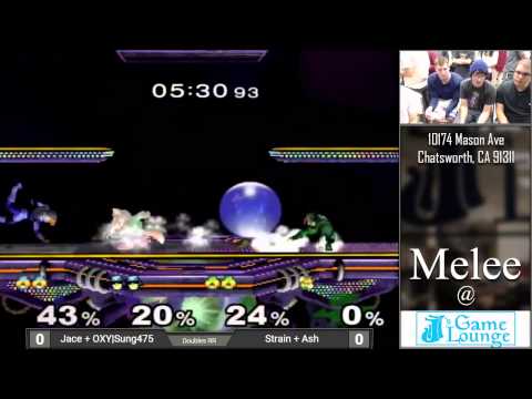 Melee at JJ's 16 - Jace + OXY | Sung475 vs. Strain + Ash - Round Robin Doubles