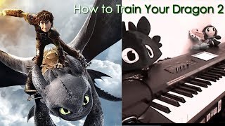 How to Train Your Dragon 2 - Flying with Mother (piano music)