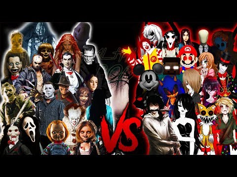 IT SAW CHUCKY JASON&FREDDY VS. SLENDER JEFF HEROBRINE ZALGO RAP || (Especial Halloween 2017)