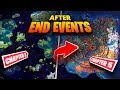 Fortnite Maps AFTER END EVENTS FRACTURE CUBE QUEEN RETURNS Black Hole Big Bang EVOLUTION