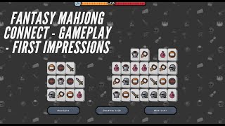 Fantasy Mahjong connect - Gameplay - First Impressions
