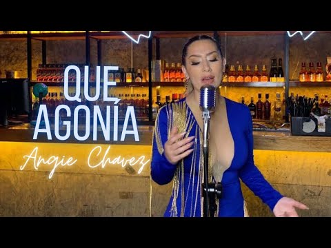 "Que Agonía - Salsa" (Vídeo Lyrics) / Angie Chávez
