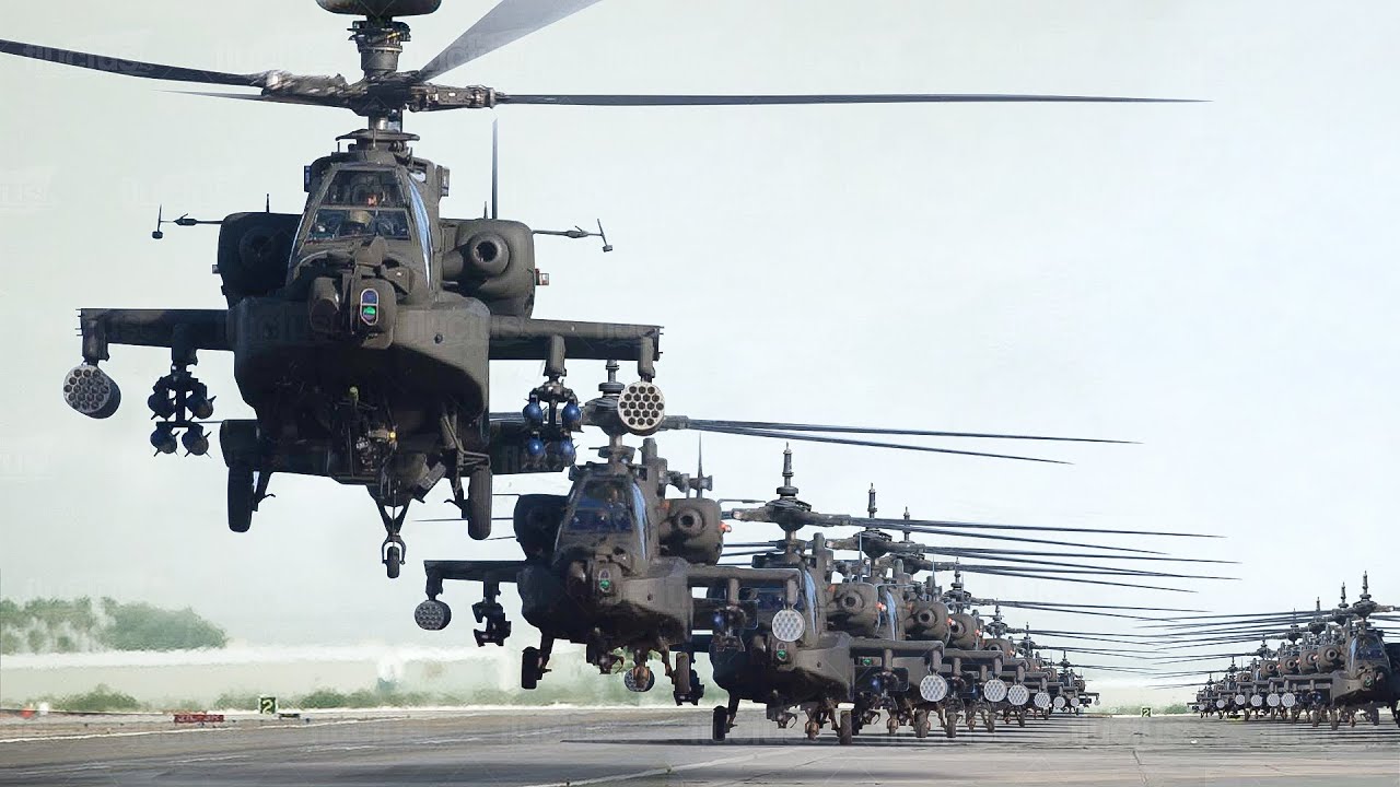 How many AH-64 Apaches does the US Army have?