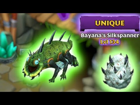 Bayana's Silkspanner (New Unique Silkspanner) Max Level 134 Titan Mode | Dragons: Rise of Berk