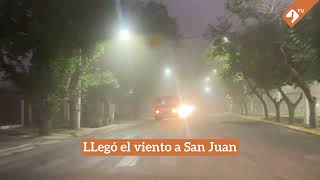 El ministro de Familia sobre la asistencia tras el fuerte viento sur en San Juan