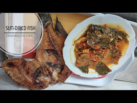 Sun Dried Fish (Obambo) Recipe/Obambla/Similar to Zambian Recipe