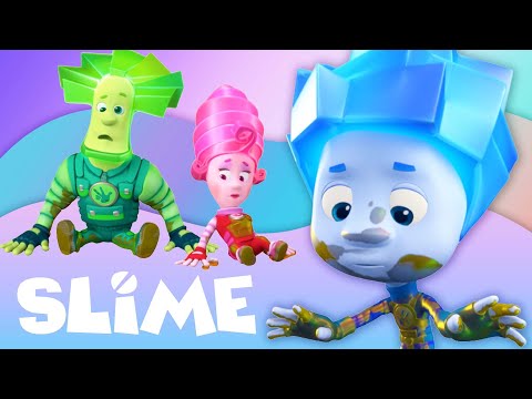 Stuck in the Slime! | The Fixies | Cartoons for Kids | #Slime - Kingdom Kids Zone, Little Learners - The Fixies