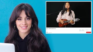 Camila Cabello Watches Fan Covers On YouTube | Glamour