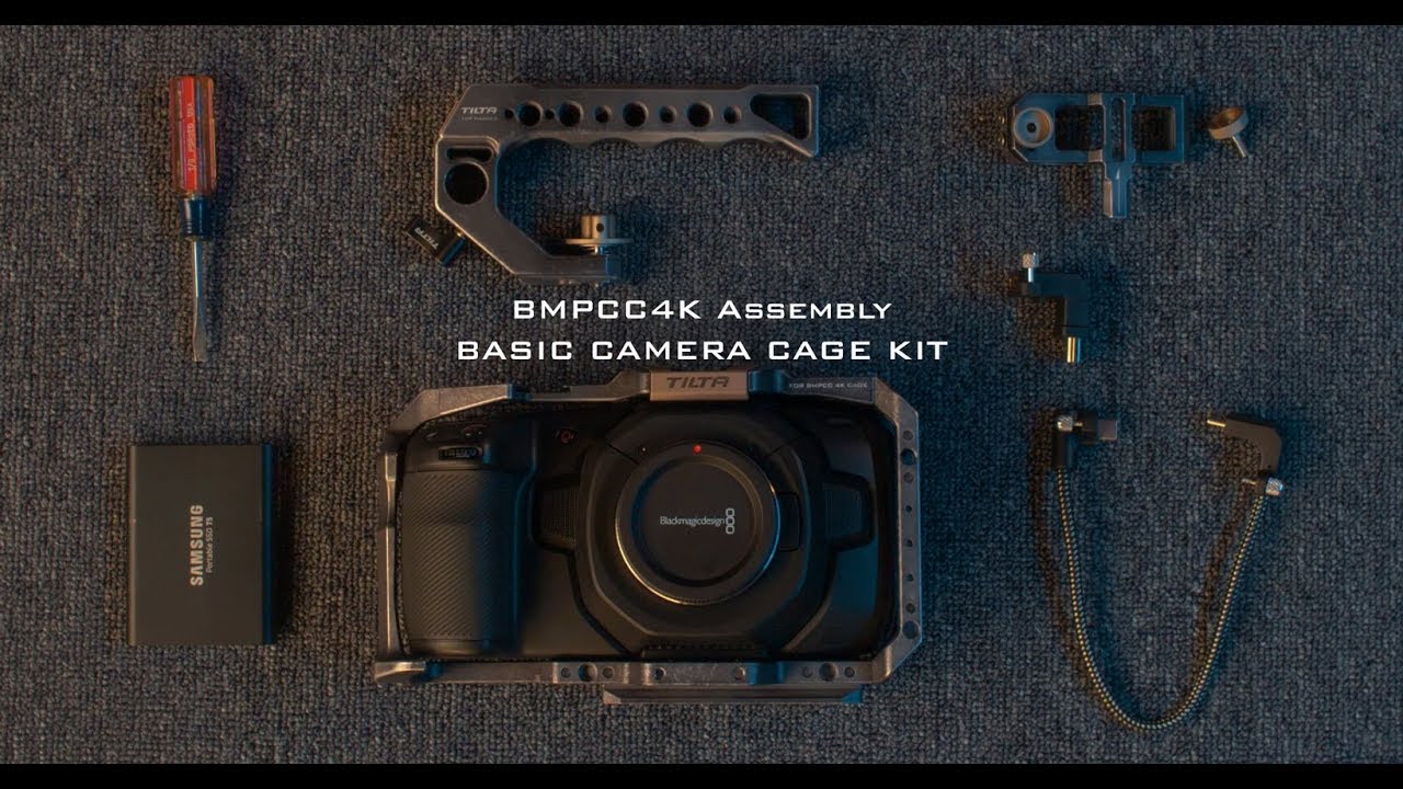 Tilta Cage Kit de base pour BMPCC 4K/6K - Tactical Gray