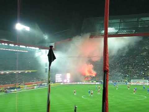 SüdWestDerby: 1. F. C. KAISERSLAUTERN - Karlsruher SC [29.01.07 - Teil 2/2] Pyro im Gästeblock