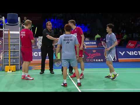 Danisa Denmark Open 2017 | Badminton R16 M3-MD | Chr/Dau vs Gid/Suk