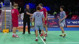 Download lagu Danisa Denmark Open 2017 | Badminton R16 M3-MD | Chr/Dau vs Gid/Suk mp3