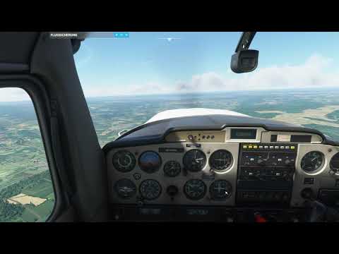 🛩️ Flug von LOAG nach LOAB. Mittels VFR (Sichtflug) und VOR (Funkfeuer) mit dem FS 2020 (ohne GPS!)