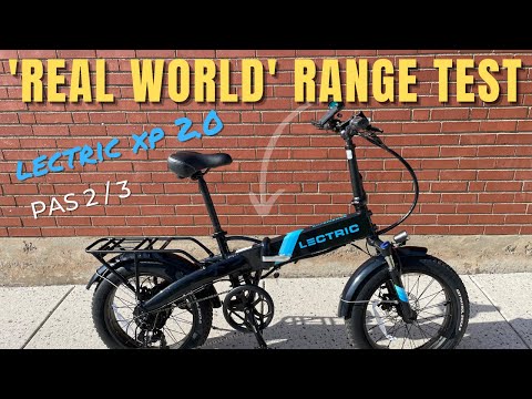 Lectric XP 2.0 Real World Range Test 10.4ah battery