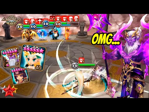 OUTSPEED or ... He has Manannan and Asima in G1 Cleave Team - Summoners War